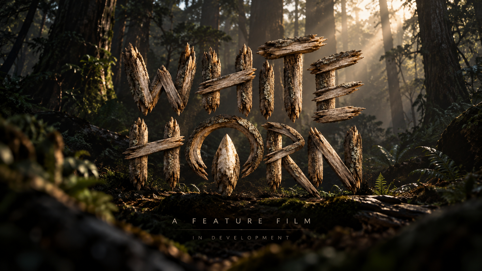 White Horn — an animated feature film in development, presented against a prehistoric forest